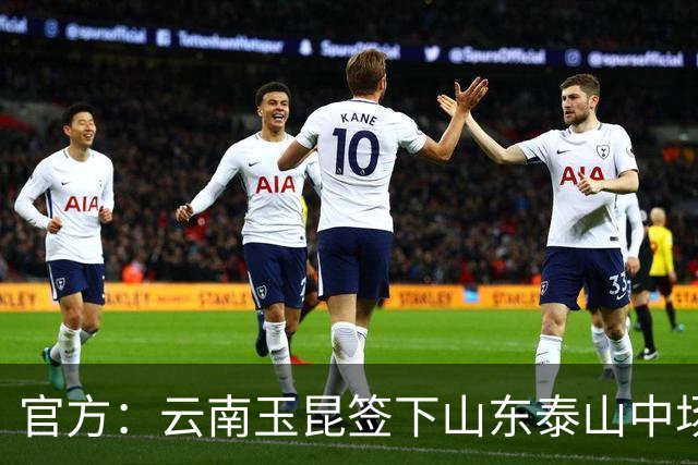 官方：云南玉昆签下山东泰山中场段刘愚